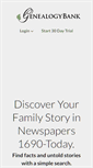 Mobile Screenshot of genealogybank.com